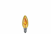 53002 Flickering candle 3W E14 97mm 35mm Yellow