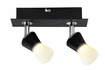 60202 Konos spotlight LED 2x3W 230V, black