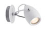 60339 Spotlight LED 1x3,5W Drop IP44 bar 230V, White/chrome