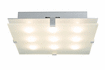70129 Ceiling lamp, Xeta, 24 W LED Chrome matt, metal, glass 207,90 