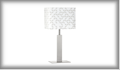 70181 Table lamp, Pico brush. iron, white, metal, fabric 54,95 