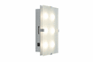 70277 Wall lamp, Xeta, LED 15 W Chrome matt, metal, glass