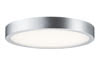 70390 Ceiling lamp, Orbit LED panel 18.5W Chrome matt, white, plastic