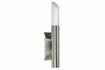 79137 Gala Deco Pipe Candela I 9W E14 brushed Iron/opal 230V alu/glass