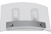 79212 Living Falesco wall lamp 2x40W G9 Chrome/Clear 230V alu/glass. Наличие на складе: 0 шт.