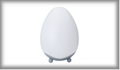 79444 LED Miracle Egg Tischleuchte 4W LED RGB Satin/Silber 6V Kunststoff/Metall