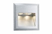 93753 Special line recessed wall light, Quadro LED Alu brushed, 1 pc. set