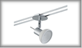 97513 Rail System Light&Easy Spot Sheela 1x35W GU5,3 Chrom matt/Opal 12V Metall/Glas