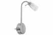 99697 Assistent Flexus IV Touch plug lamp 1x25W G9 Nickel Satinised. Наличие на складе: 6 шт.