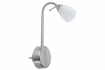 99699 Assistent Flexus III Touch plug lamp 1x25W G9 Nickel Satinised. Наличие на складе: 8 шт.